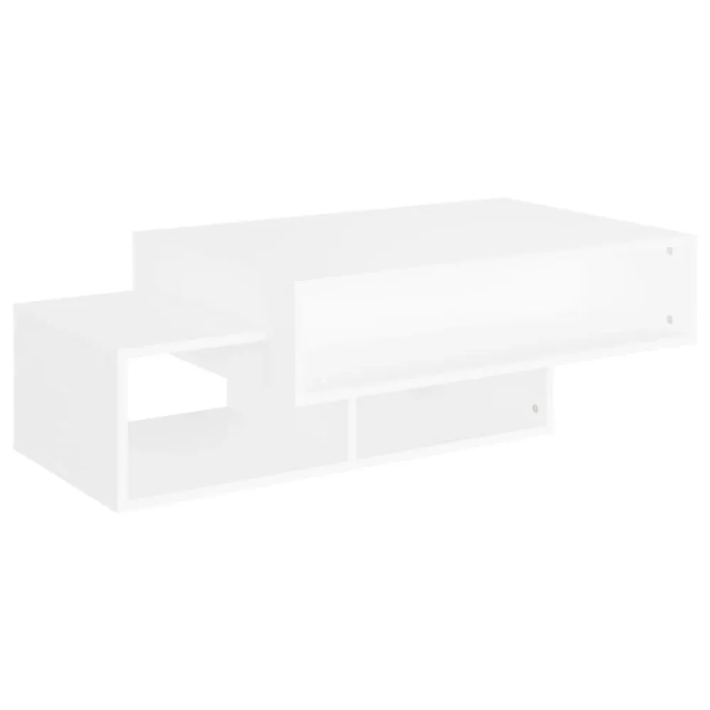 Mesa de centro 105x55x32 cm derivados de madeira branco para Churrasqueiras e Áreas de Lazer