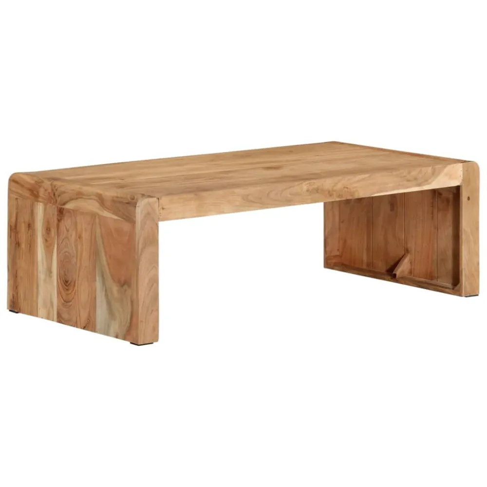 Mesa de centro 110x55x35 cm madeira de acácia maciç Fácil de Limpar