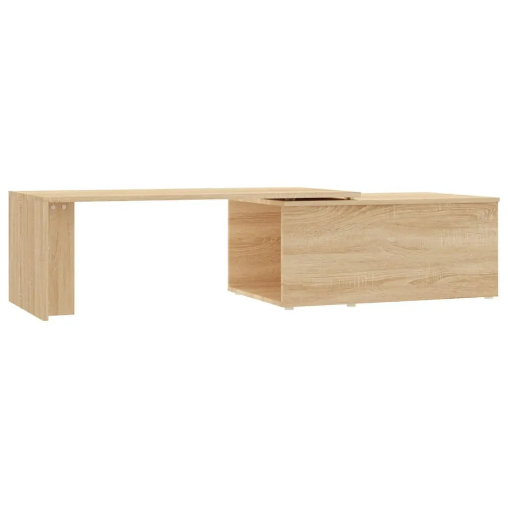 Mesa de centro 150x50x35cm derivados de madeira carvalho sonoma para Ambientes Externos