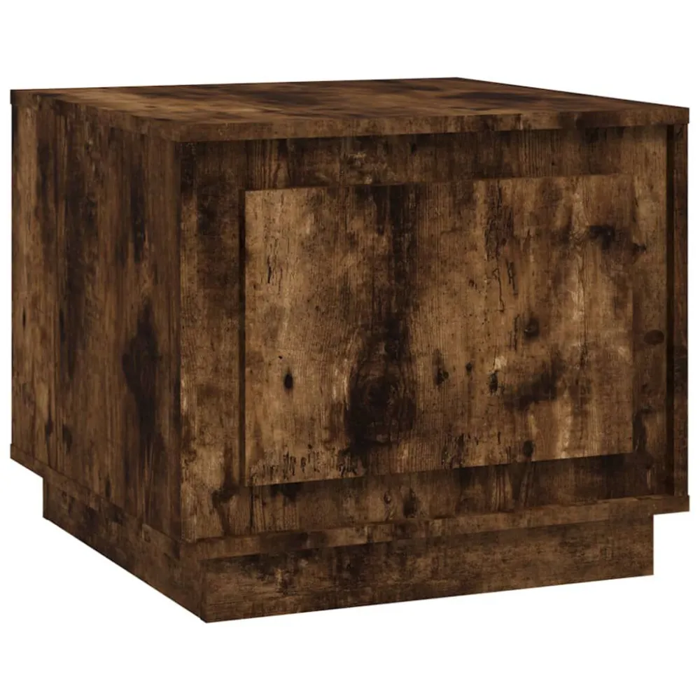 Mesa de centro 51x50x44 cm derivados madeira carvalho fumado para Churrasqueiras e Áreas de Lazer