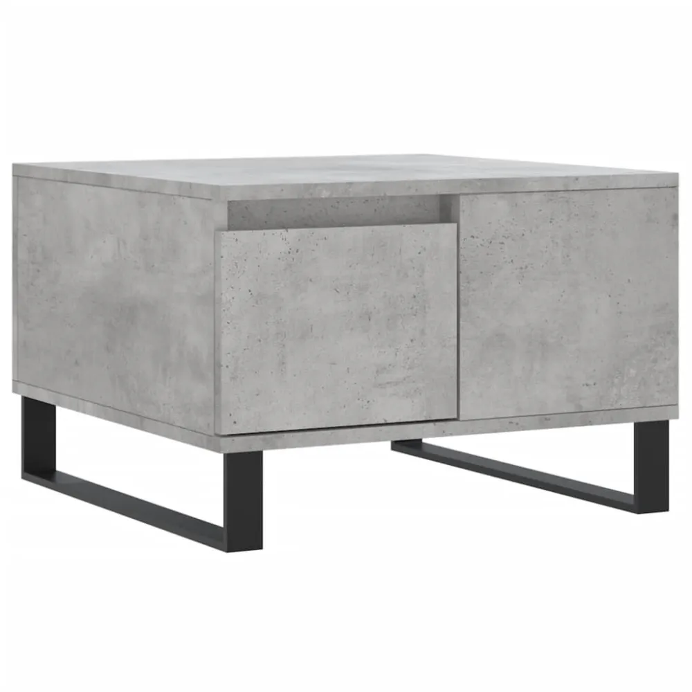 Mesa de centro 55x55x36,5 cm derivados madeira cinzento cimento Dimensões 120x80cm