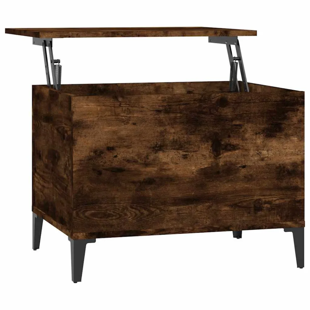 Mesa de centro 60x44,5x45 cm derivados madeira carvalho fumado Dimensões 120x80cm