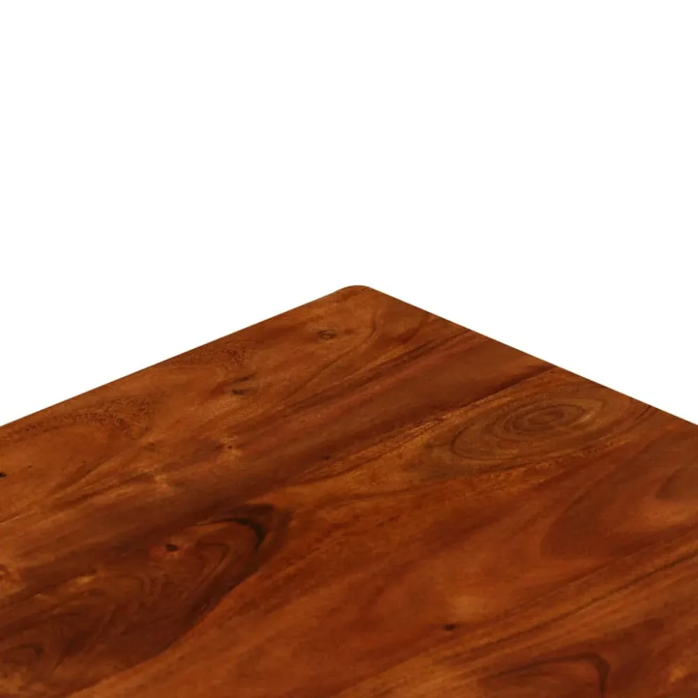 Mesa de centro acácia maciç com acabamento mel 100x50x30 cm Dimensões 120x80cm