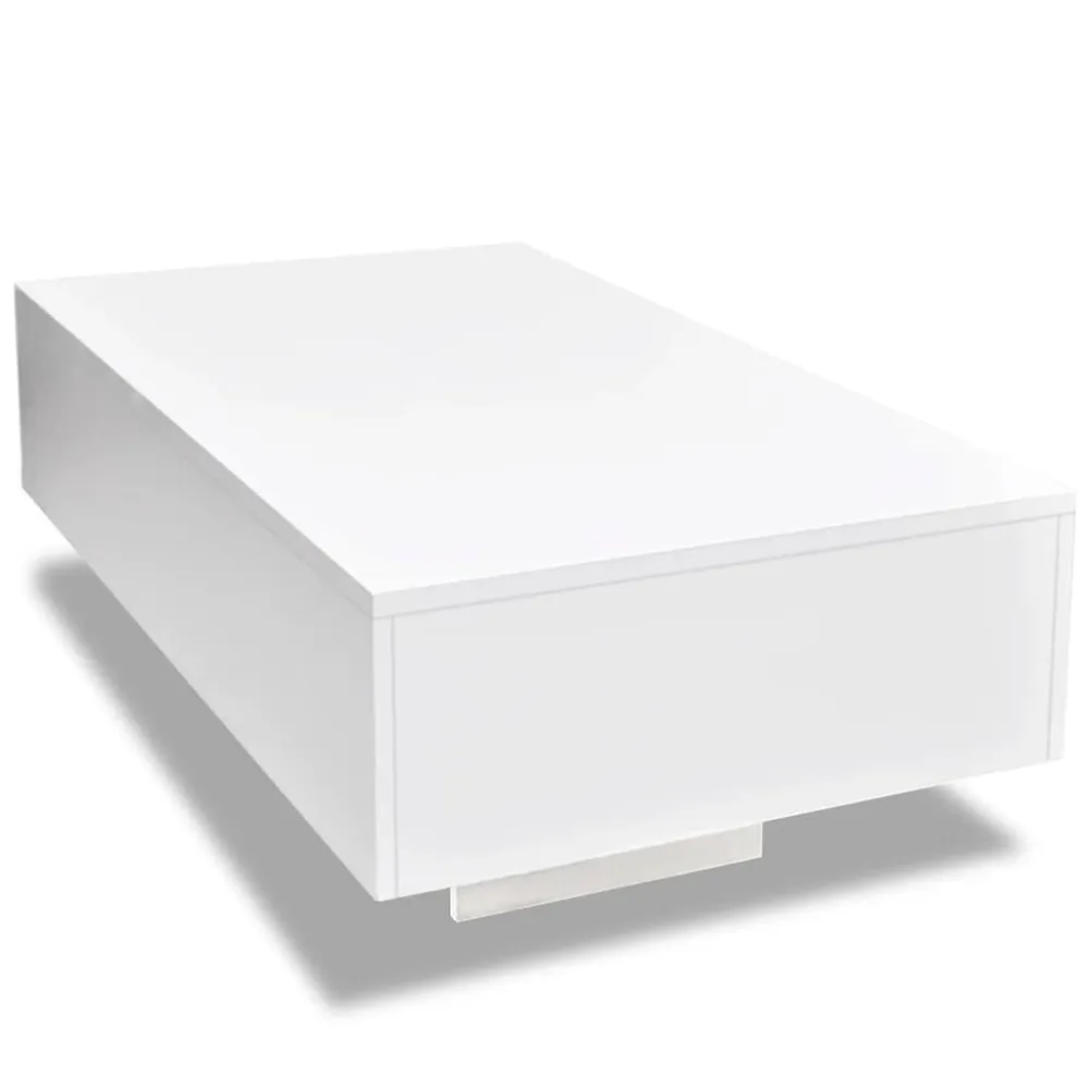 Mesa de centro, branco radiante