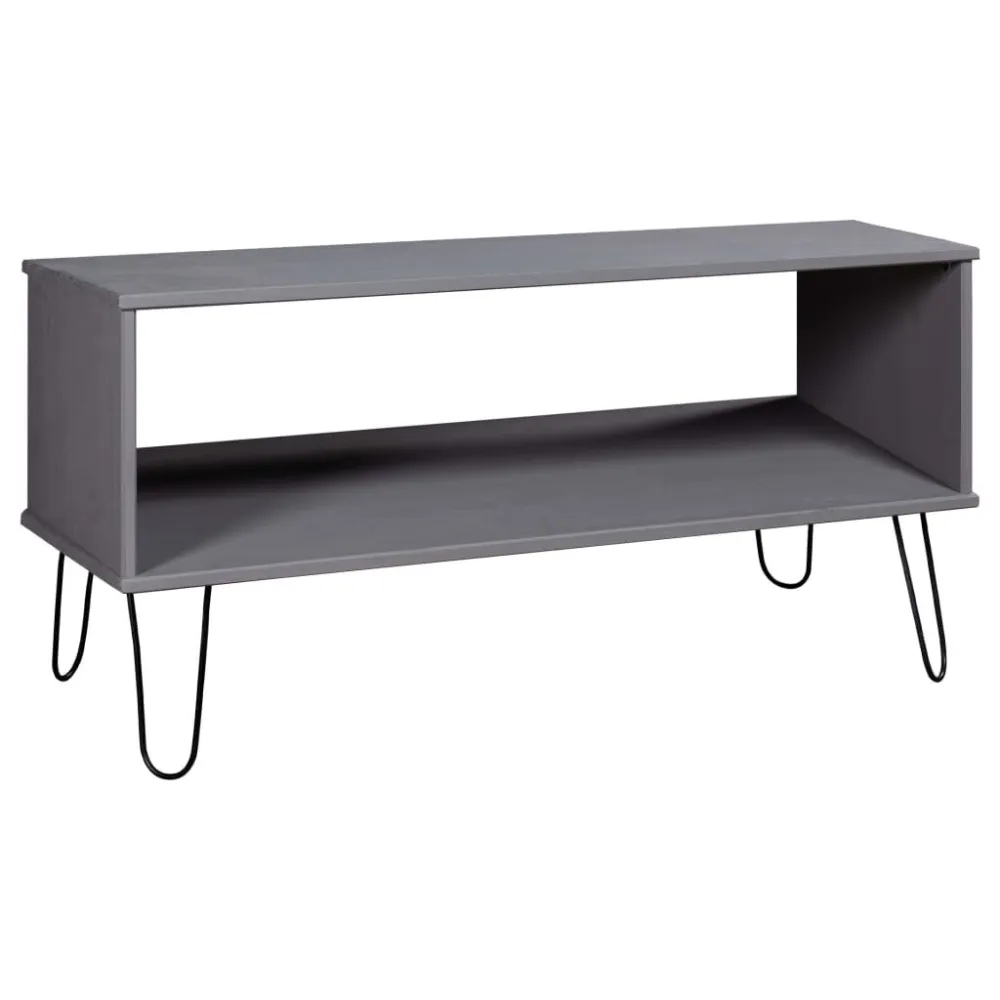Mesa de centro Novo York madeira de pinho maciç cinzento