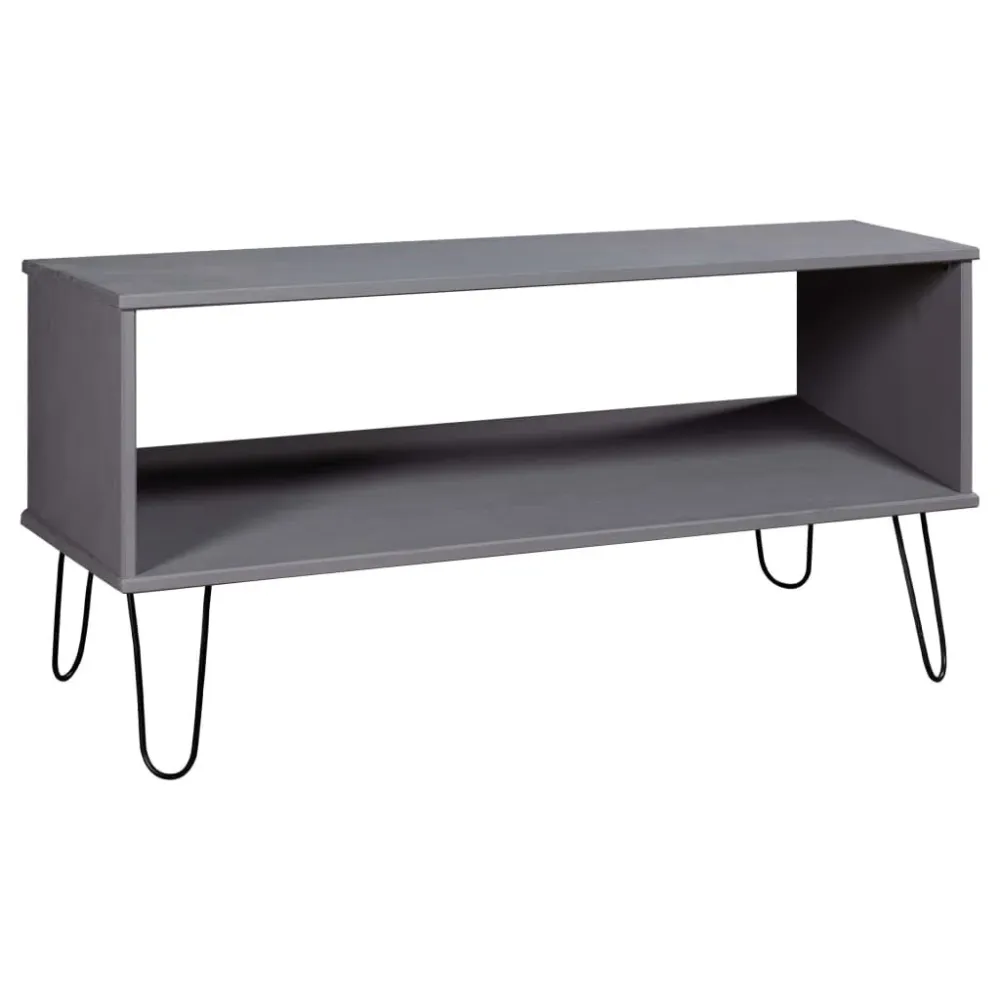 Mesa de centro Novo York madeira de pinho maciç cinzento