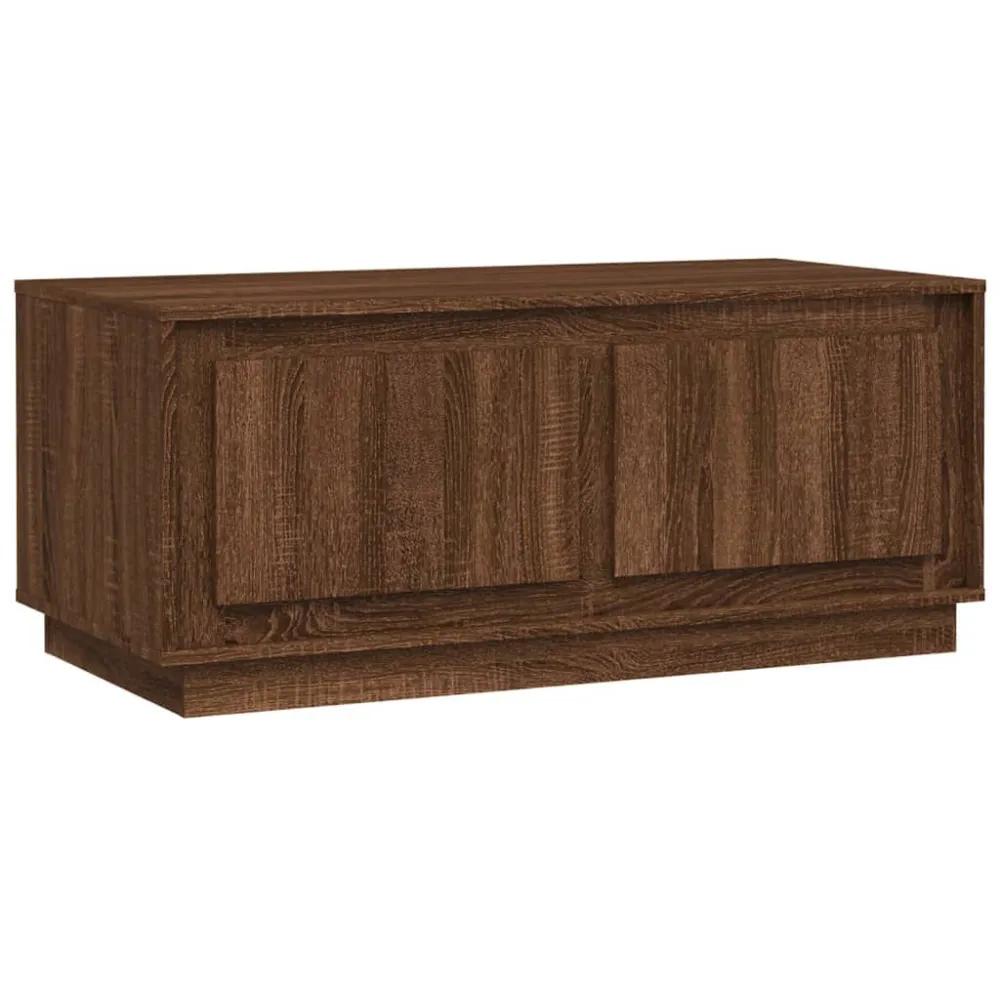 Mesa de Centro para Mesa de centro 102x50x44 cm derivados madeira carvalho castanho