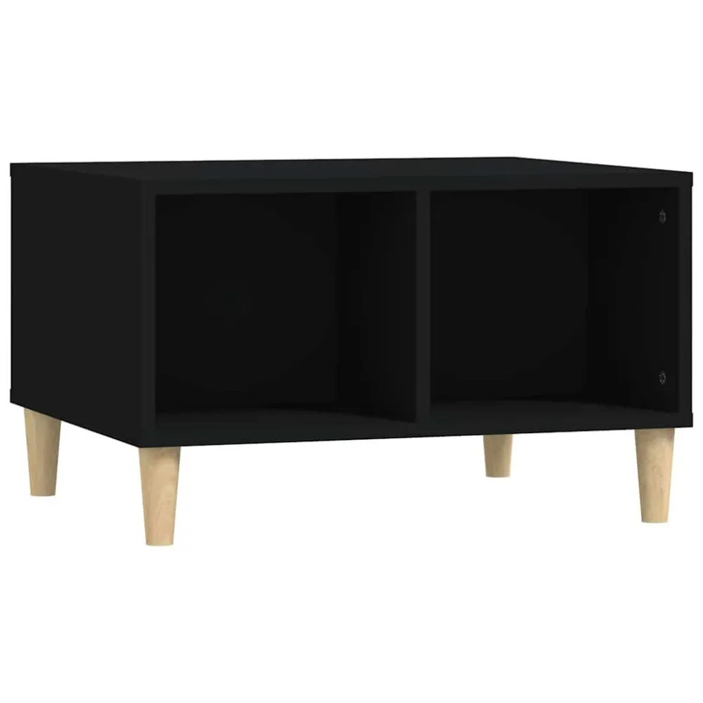 Mesa de Centro para Mesa de centro 60x50x36,5 cm derivados de madeira preto