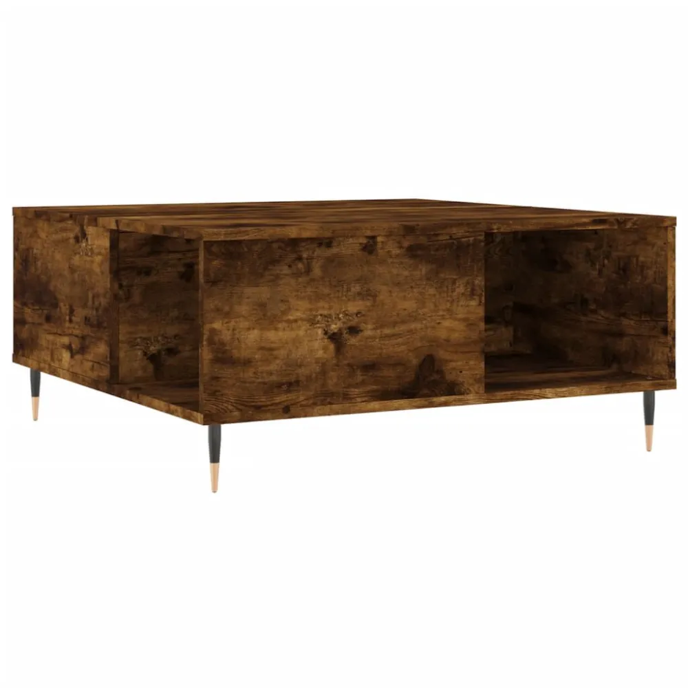 Mesa de Centro para Mesa de centro 80x80x36,5 cm derivados madeira carvalho fumado