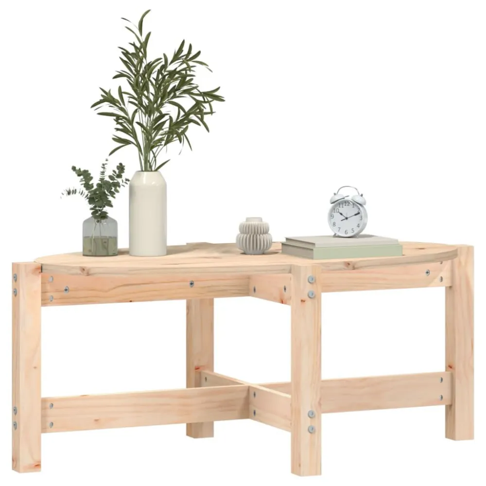 Mesa de Centro para Mesa de centro 87x48x35 cm madeira de pinho maciç