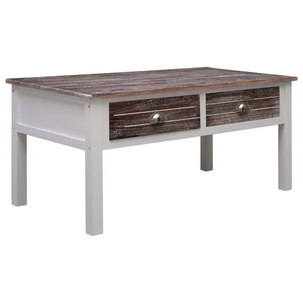 Mesa Dobrável para Mesa de centro 100x50x45 cm madeira castanho