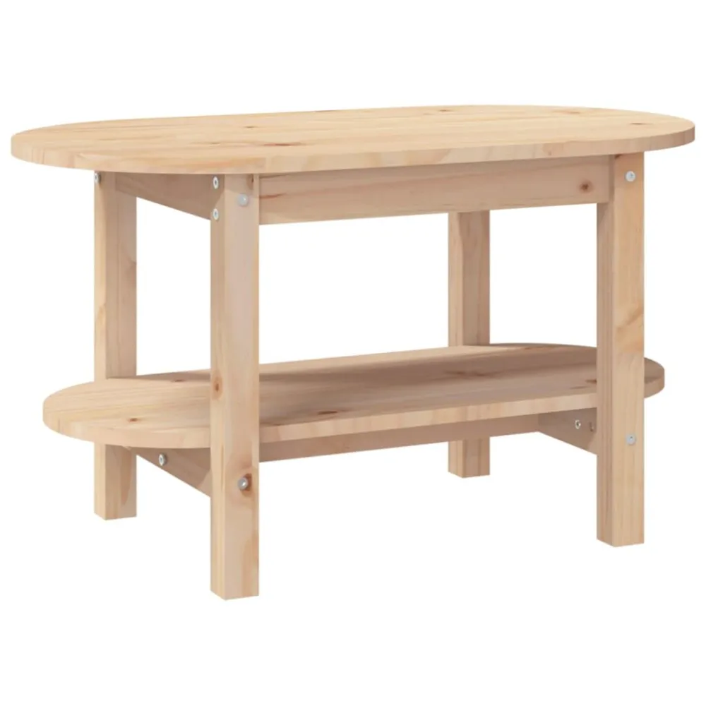 Mesa Dobrável para Mesa de centro 80x45x45 cm madeira de pinho maciç