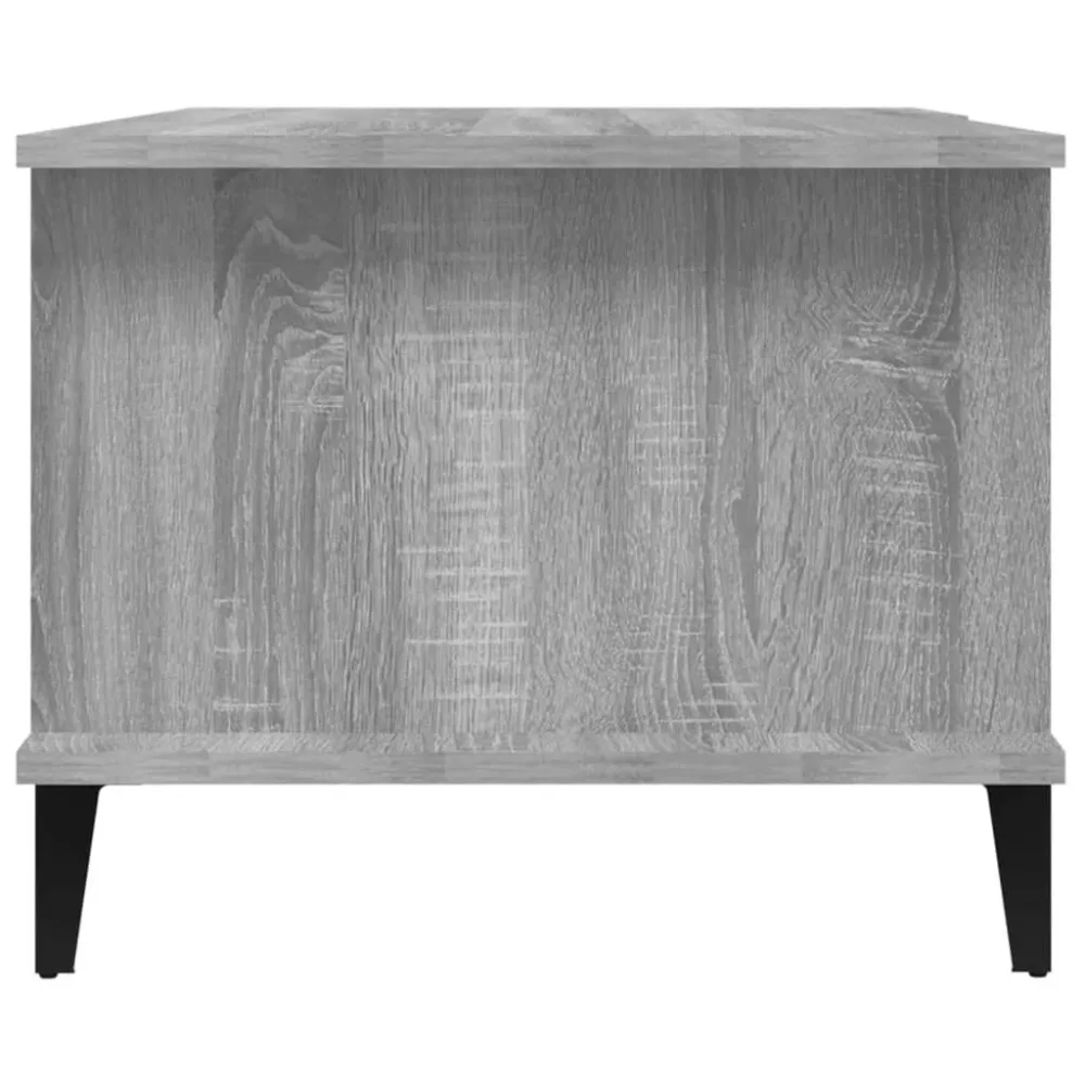 Mesa Dobrável para Mesa de centro 90x50x40 cm derivados de madeira cinzento sonoma