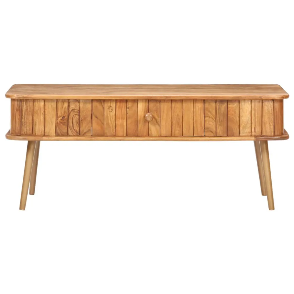 Mesa de Exterior em Mesa de centro 100x50x40 cm madeira de acácia maciç