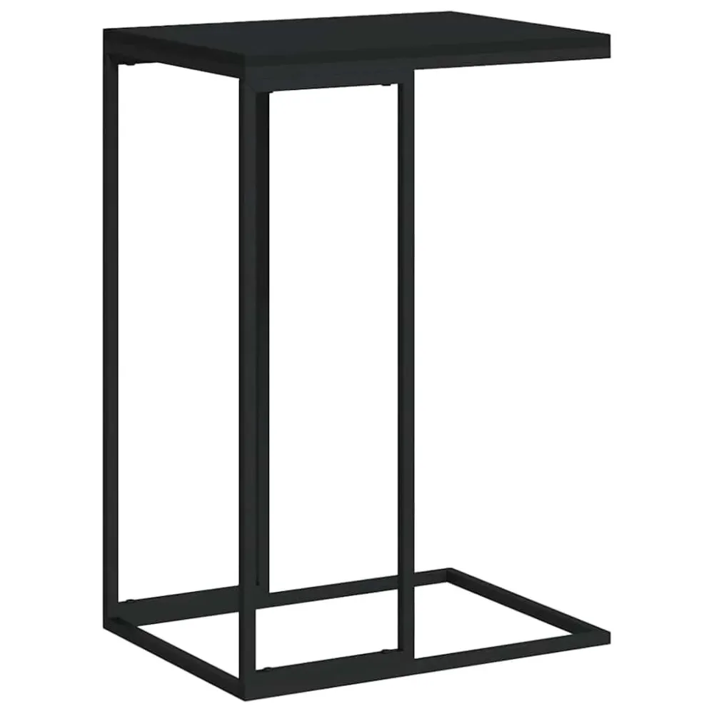 Mesa de Exterior em Mesa de centro 40x30x59 cm derivados de madeira preto