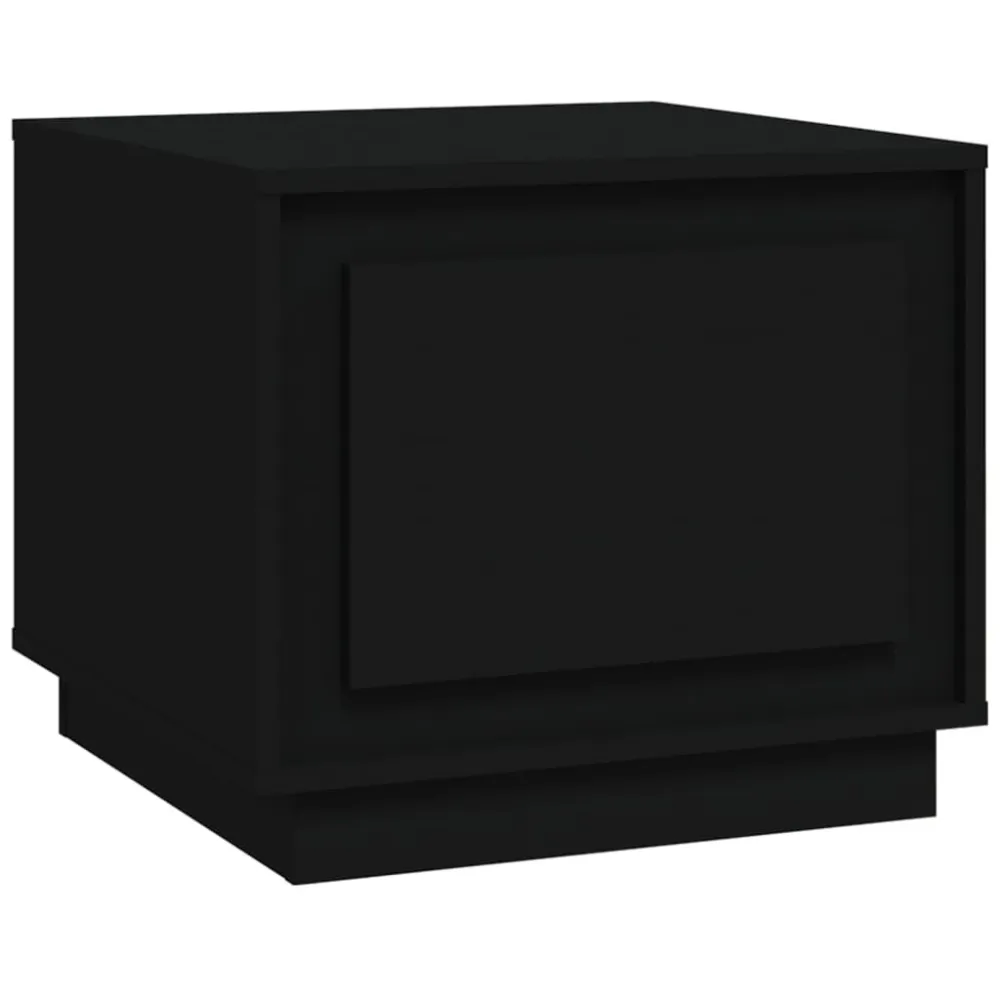 Mesa de Exterior em Mesa de centro 51x50x44 cm derivados de madeira preto