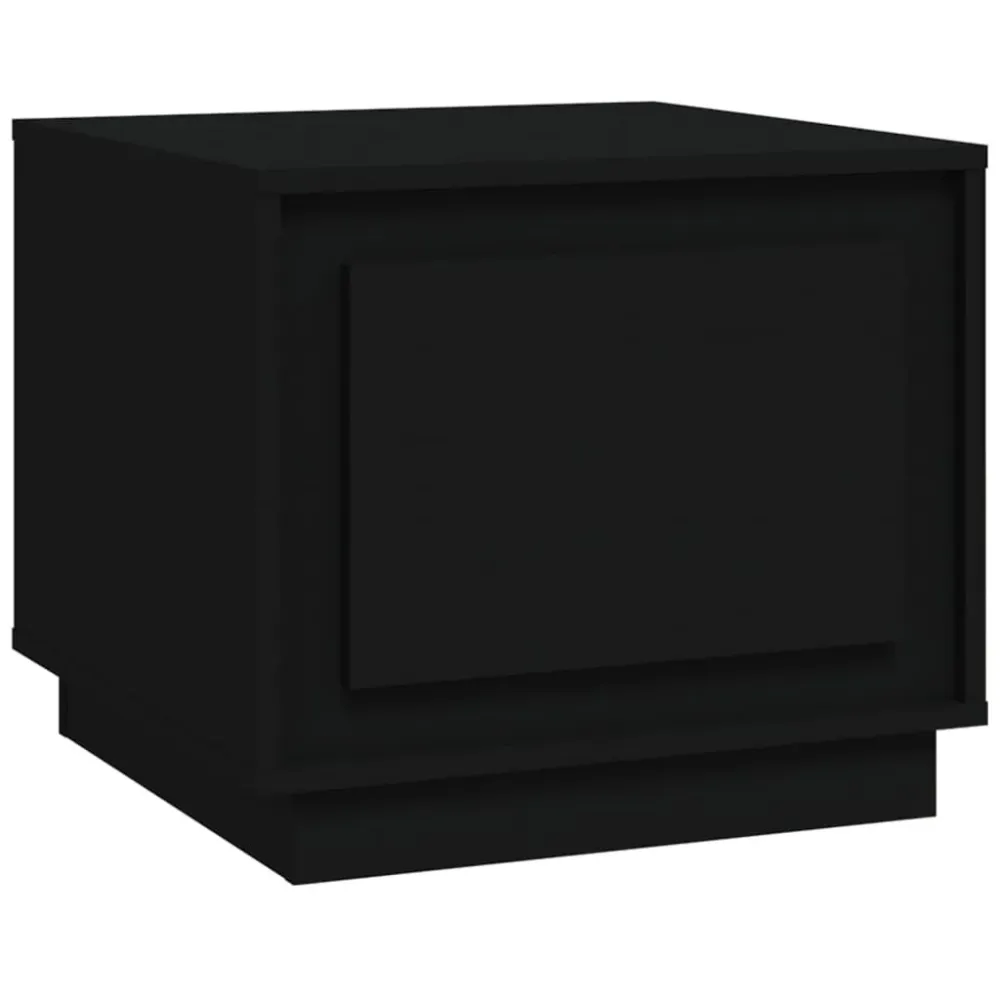 Mesa de Exterior em Mesa de centro 51x50x44 cm derivados de madeira preto