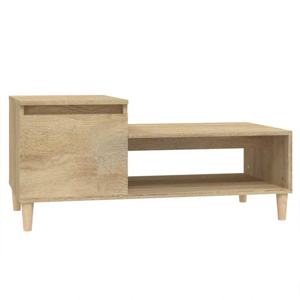 Mesa de Jardim Mesa de centro 100x50x45 cm derivados madeira carvalho sonoma