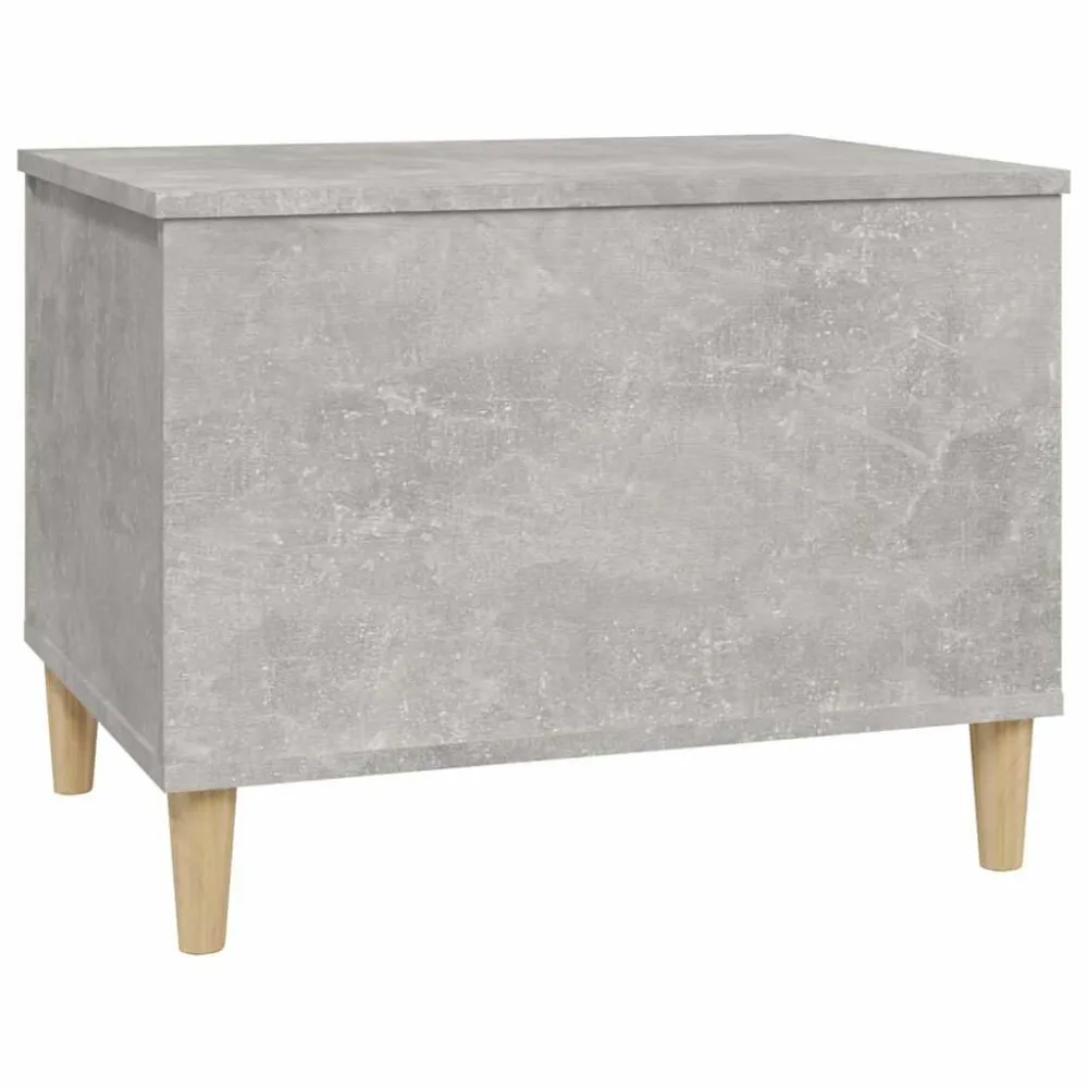 Mesa de Jardim Mesa de centro 60x44,5x45 cm derivados madeira cinzento cimento