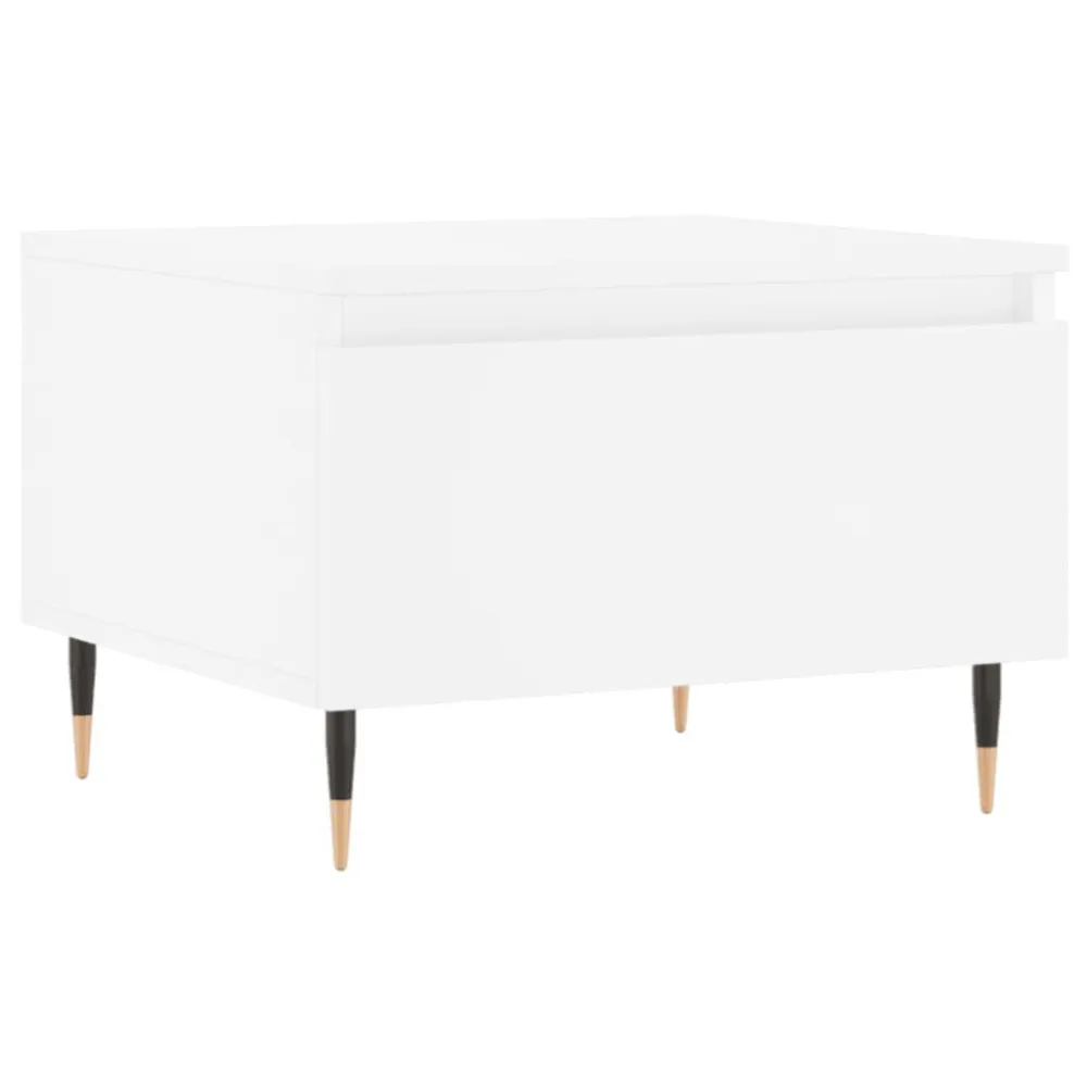 Mesa de Jardim Robusta Mesa de centro 50x46x35 cm derivados de madeira branco
