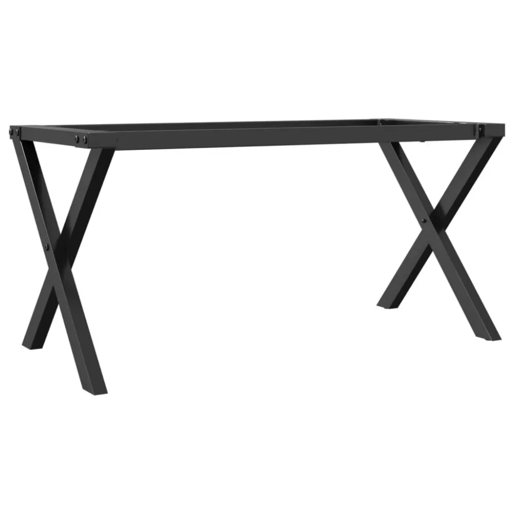 Pernas para mesa de centro estrutura em X ferro fundido Dimensões 120x80cm
