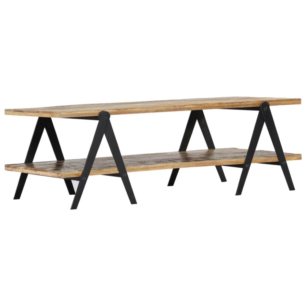 Premium para Exterior Mesa de centro 115x60x40 cm madeira recuperada maciç
