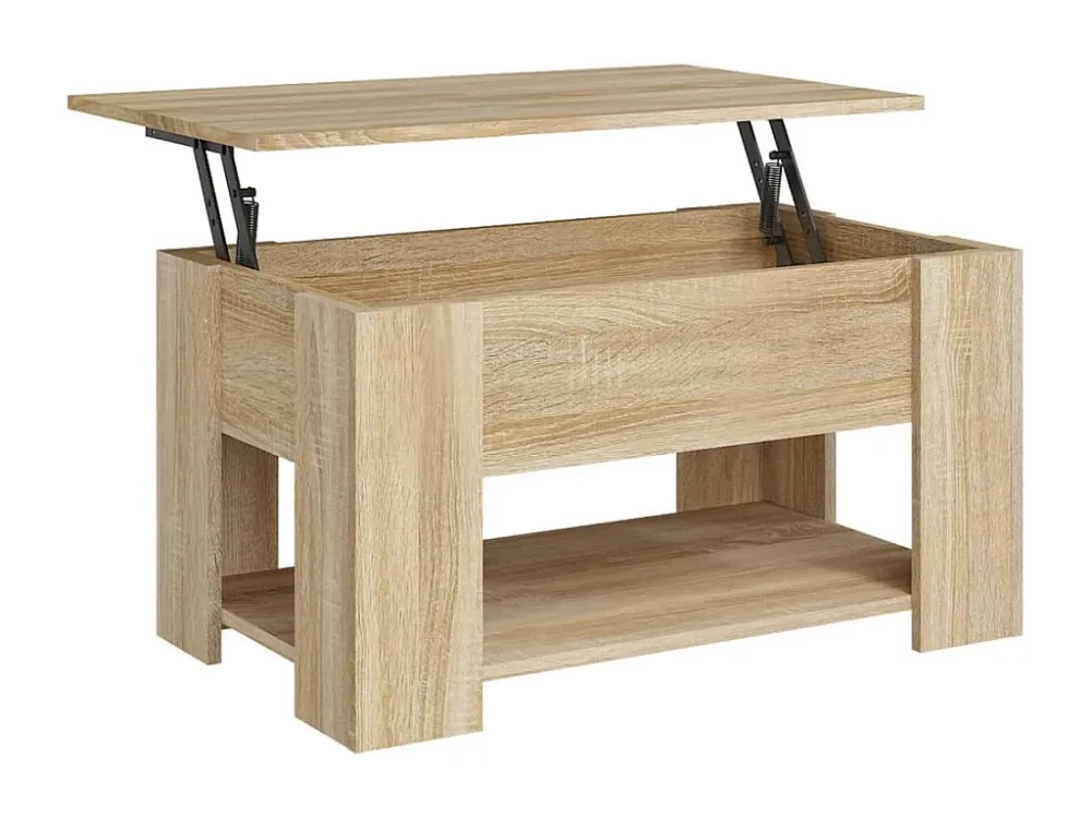 Premium para Exterior Mesa de centro 79x49x41 cm madeira processada carvalho sonoma