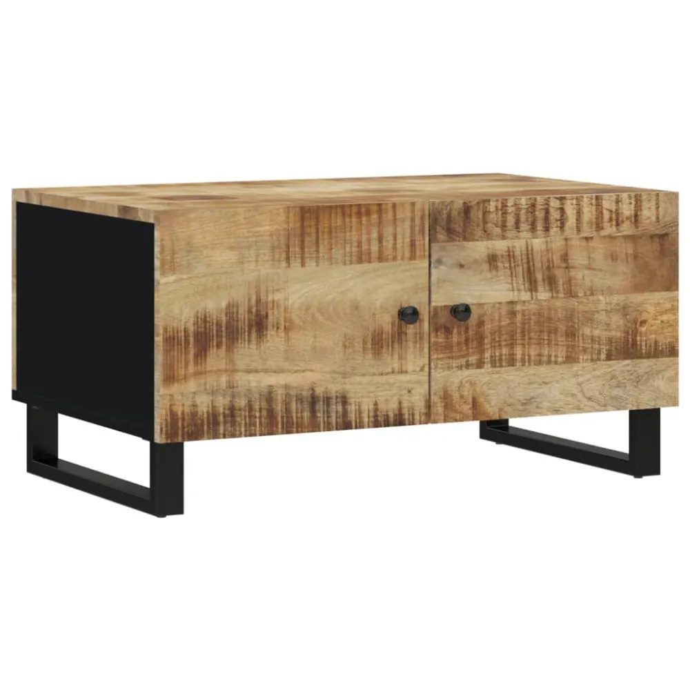 Premium para Exterior Mesa de centro 80x50x40 madeira mangueira maciç/deriv. madeira