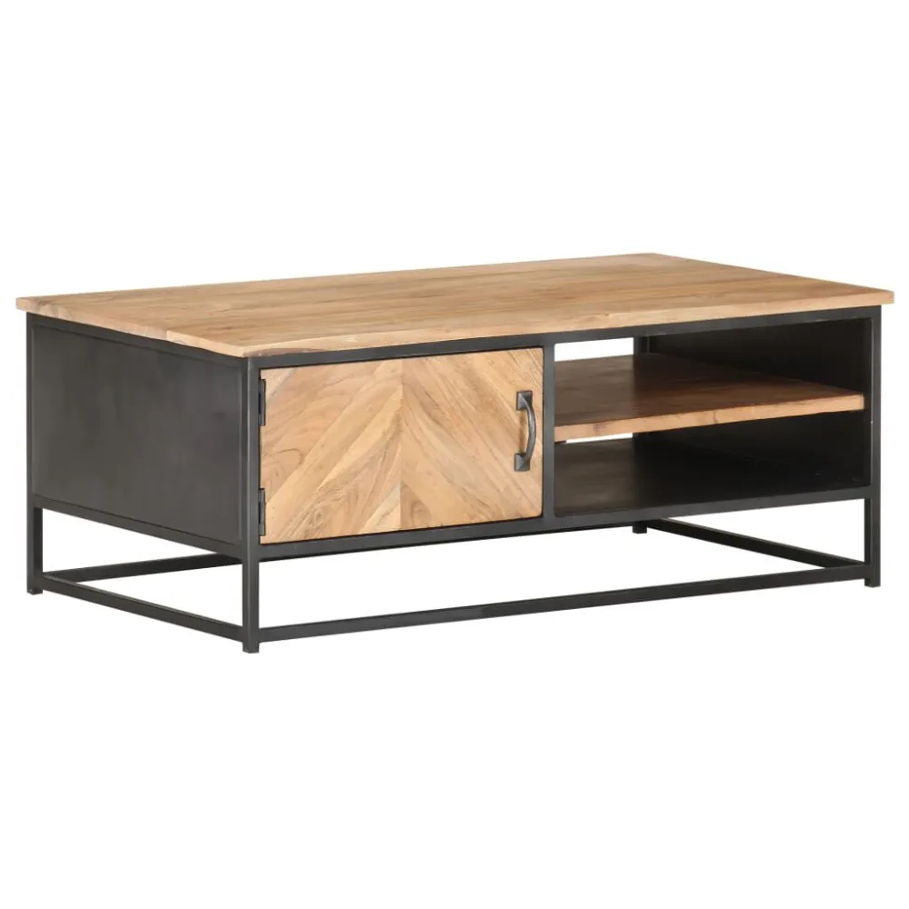Premium para Exterior Mesa de centro 90x50x35 cm madeira de acácia maciç