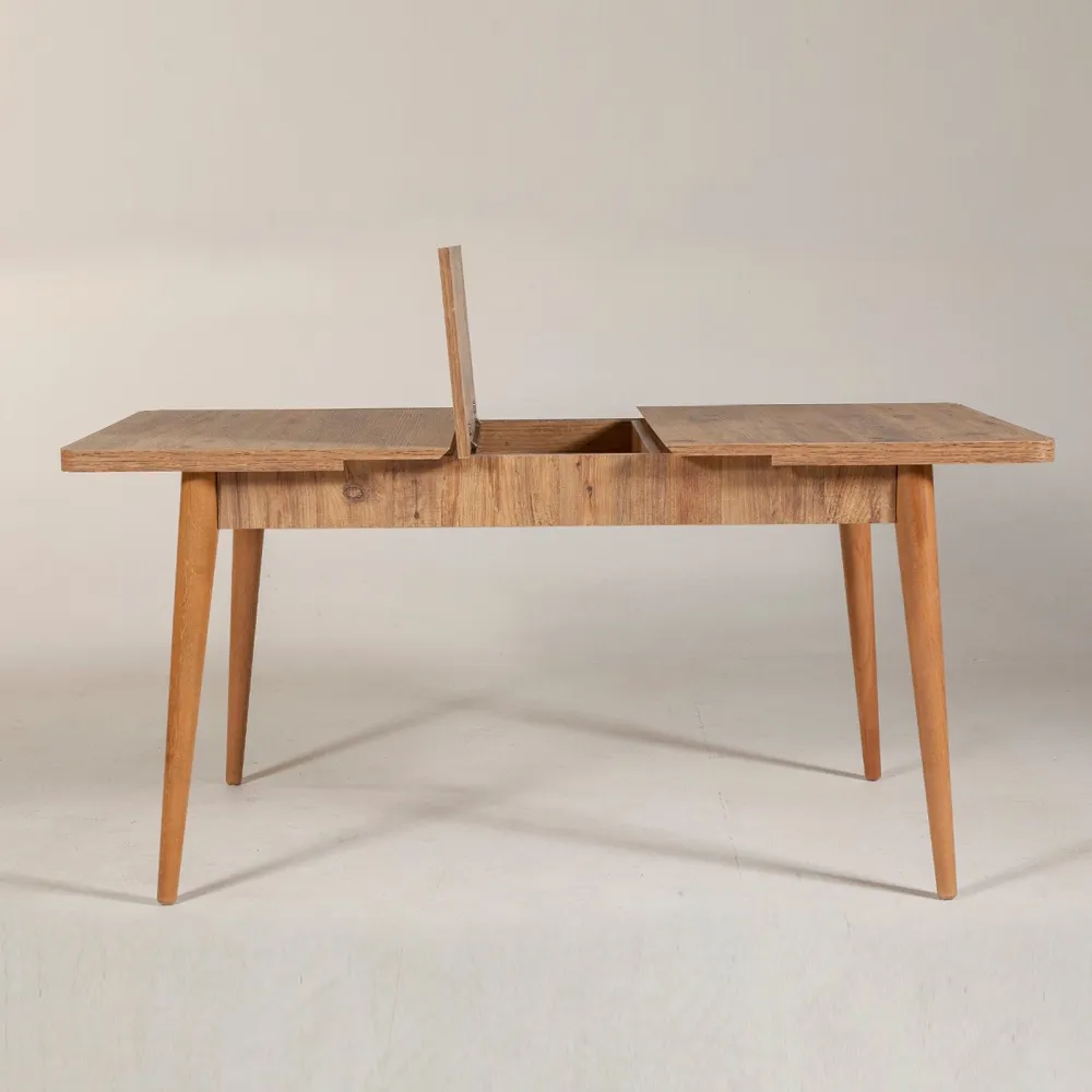 Mesa de Centro para Mesa de jantar extensível Malva Madeira clara