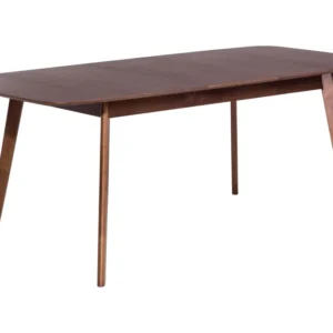 Mesa Dobrável para Mesa de jantar extensível castanha escura 150/190 x 90 cm MADOX