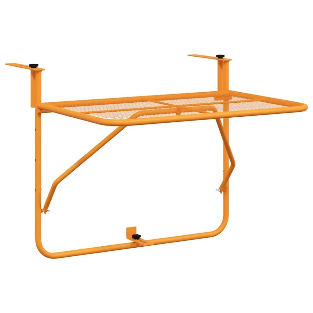 Mesa para varanda 60x40 cm ço amarelo para Ambientes Externos