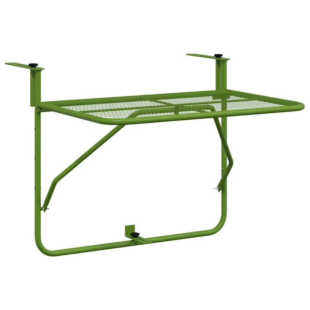 Mesa de Pátio Mesa para varanda 60x40 cm ço verde