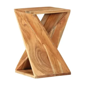 Mesa de apoio 35x35x55 cm madeira de acácia maciç