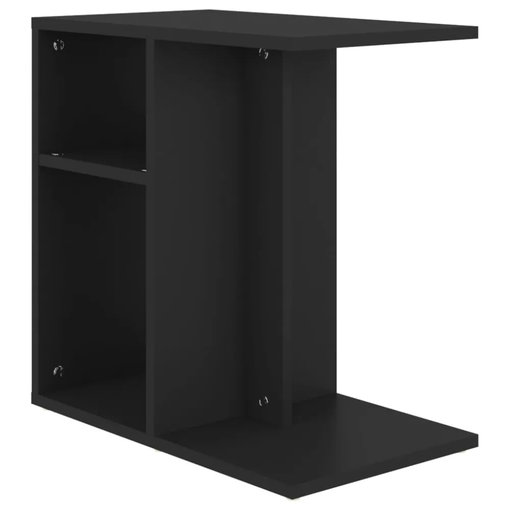 Mesa de apoio 50x30x50 cm contraplacado preto