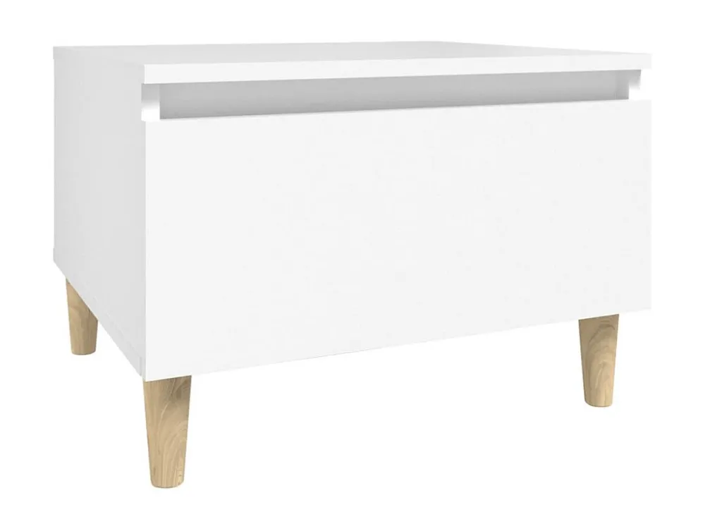 Mesa de apoio 50x46x35 cm derivados de madeira branco