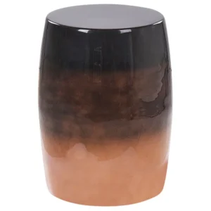 Mesa de apoio castanha dourada e preta FRAGUITA