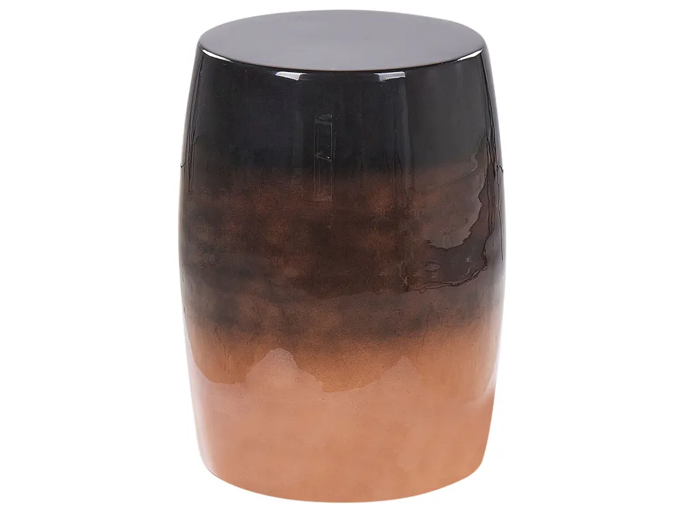 Mesa de apoio castanha dourada e preta FRAGUITA