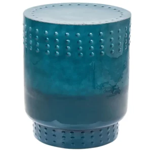 Mesa de apoio em metálico azul ABRA