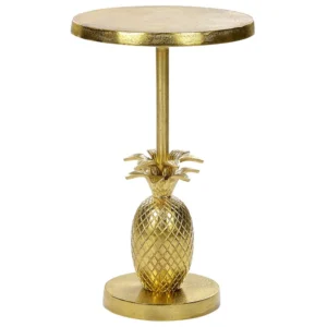 Mesa de apoio em metálico dourado PANNOUVRE
