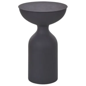 Mesa de apoio em metálico preto COTA