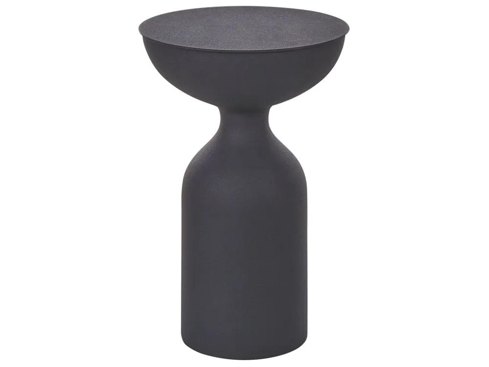 Mesa de apoio em metálico preto COTA