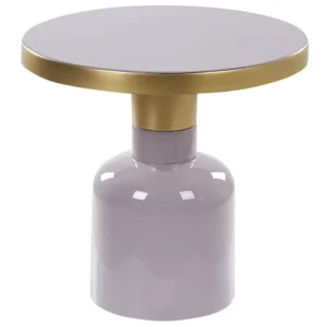 Mesa de apoio em metálico violeta LOMITA