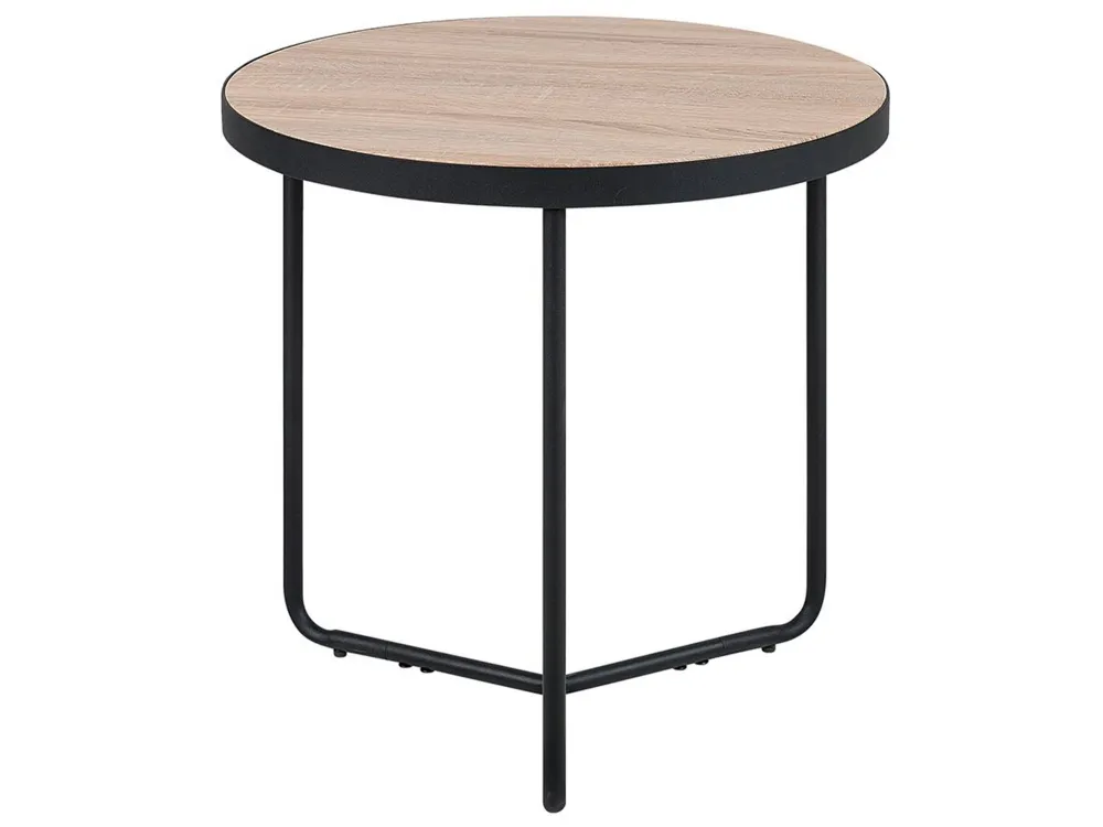 Mesa de centro ⌀ 50 cm castanho distinto MELODY MEDIUM