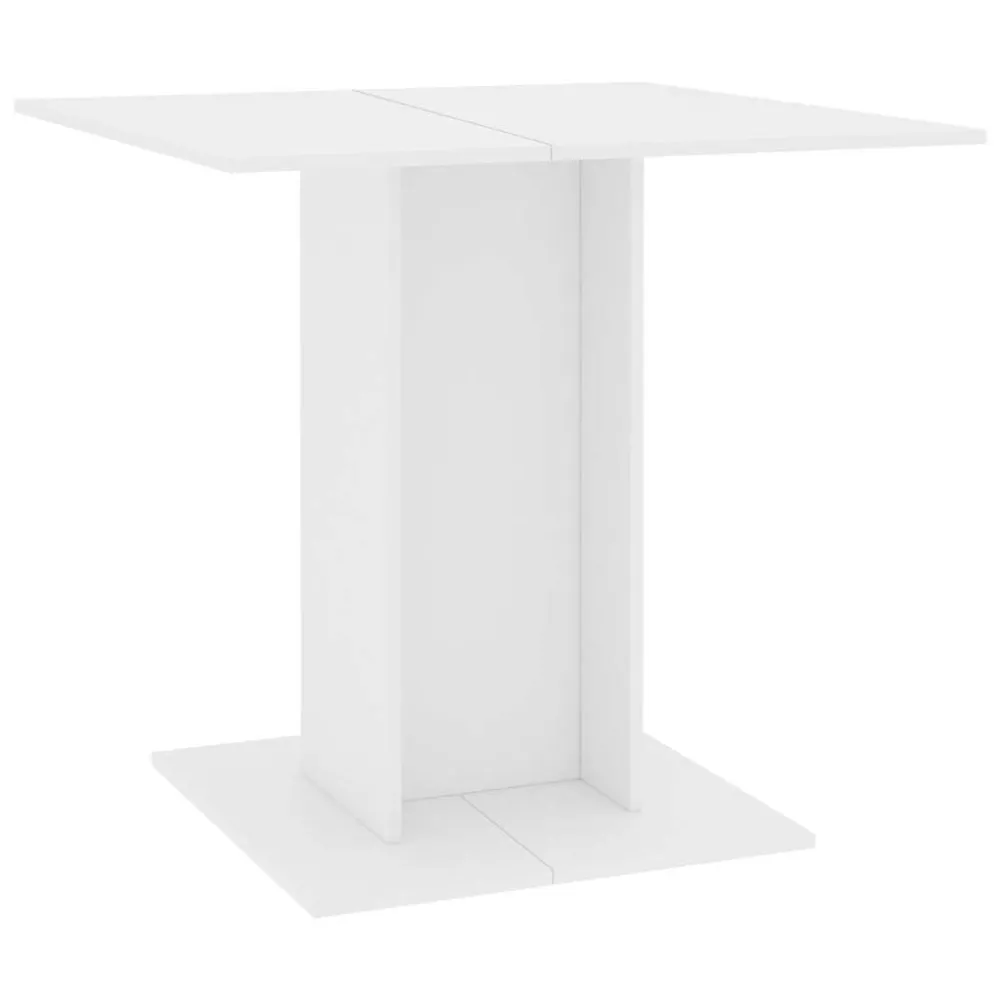 Mesa de jantar derivados de madeira branco