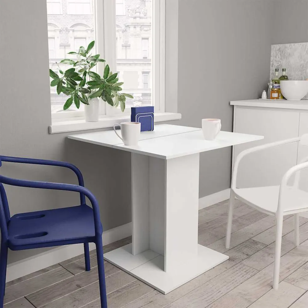 Mesa de jantar derivados de madeira branco