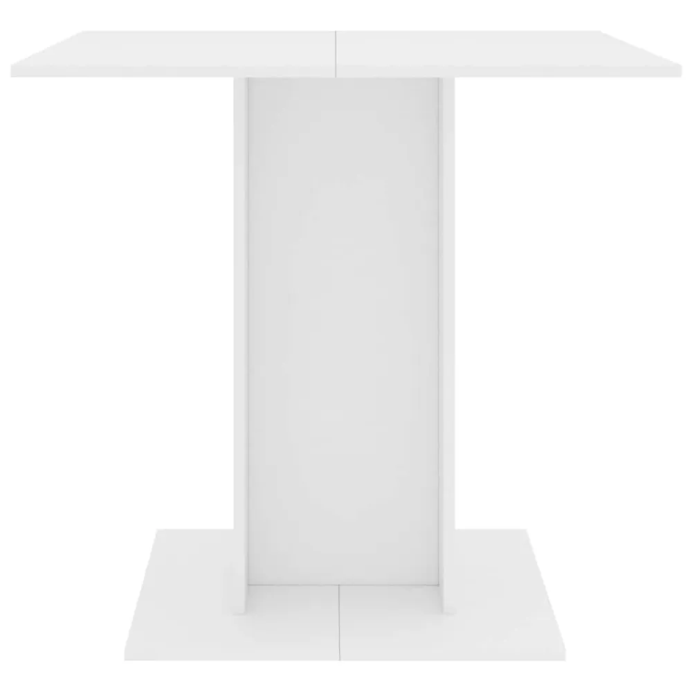 Mesa de jantar derivados de madeira branco