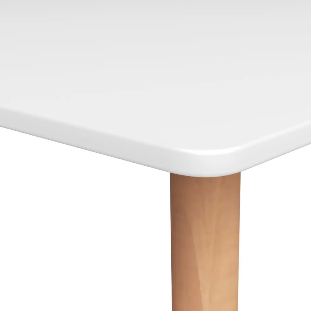 Mesa de bar 120x60x105 cm branco Montagem em 30 Minutos