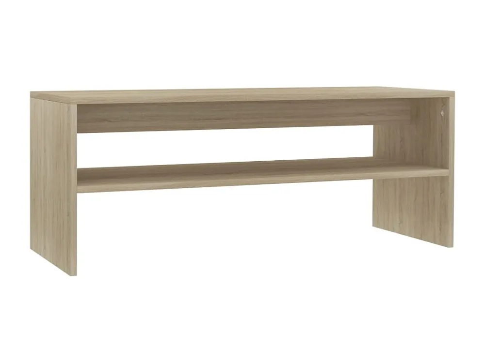 Mesa de centro 100x40x40 cm contraplacado cor carvalho sonoma