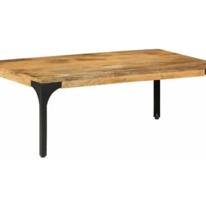 Mesa de centro 100x55x35 cm madeira de mangueira maciç